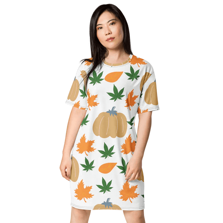 Autumn Harvest All-Over T-Shirt Dress product image (1)