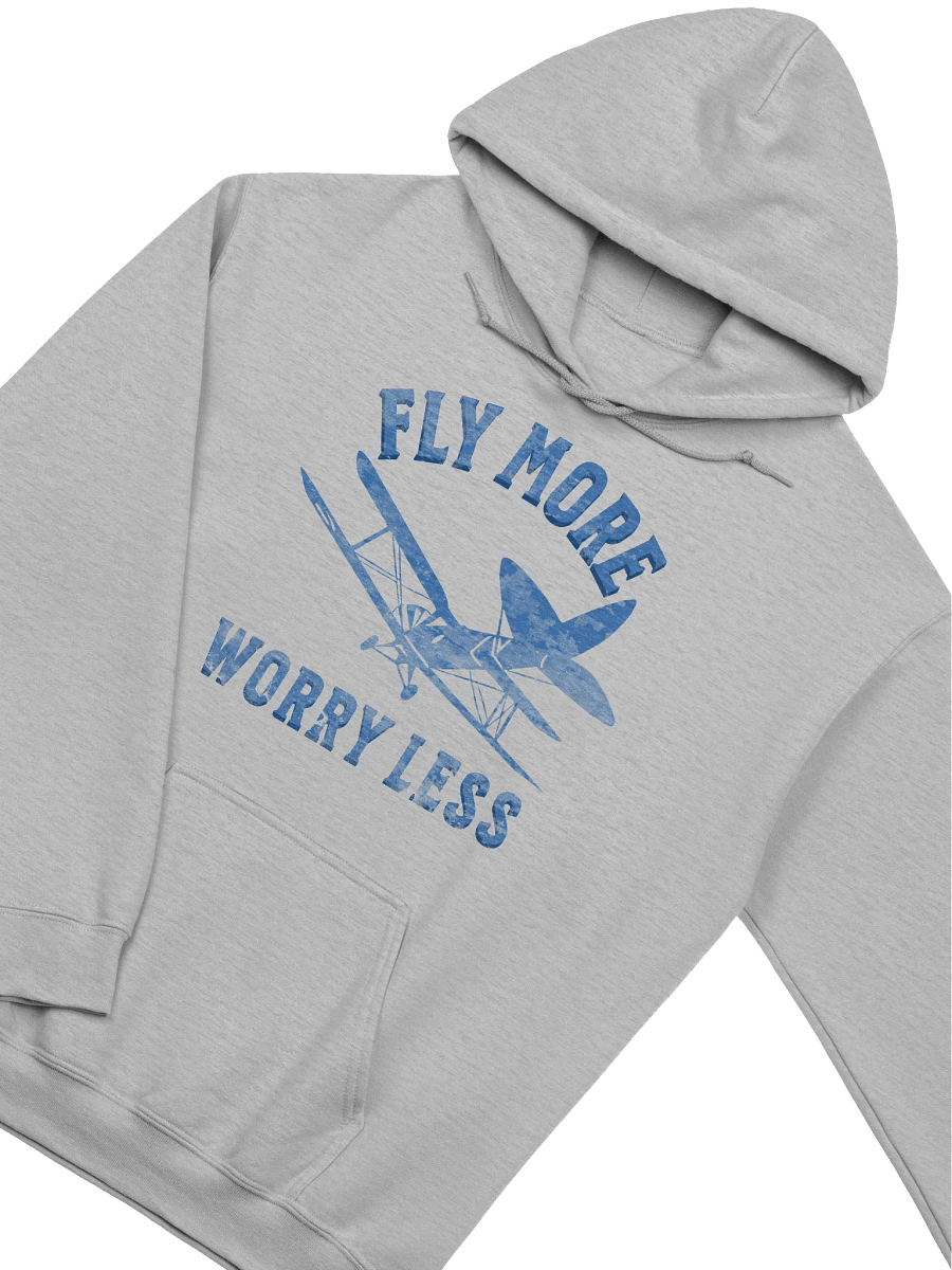 Fly More Worry Less - Biplane - Hoodie product image (29)