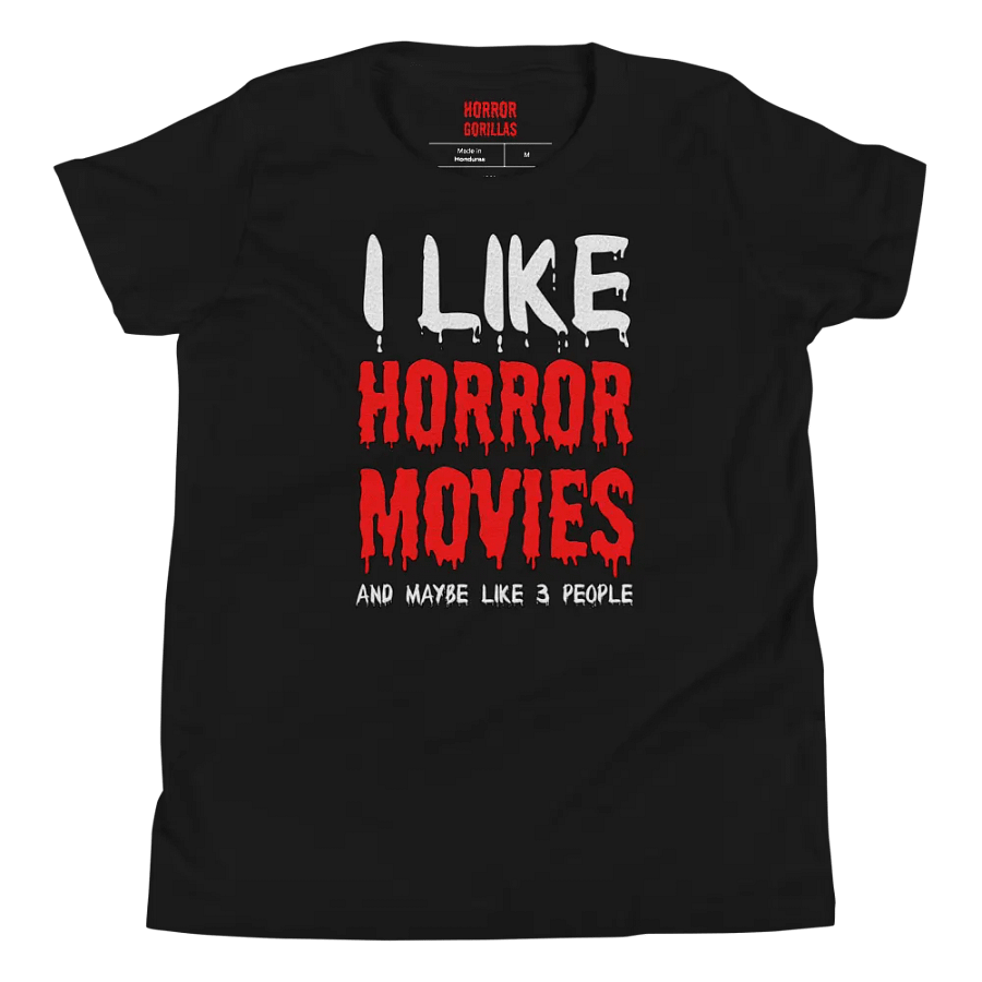 I Like Horror Movies And Maybe Like 3 People T-Shirt For Kids product image (4)