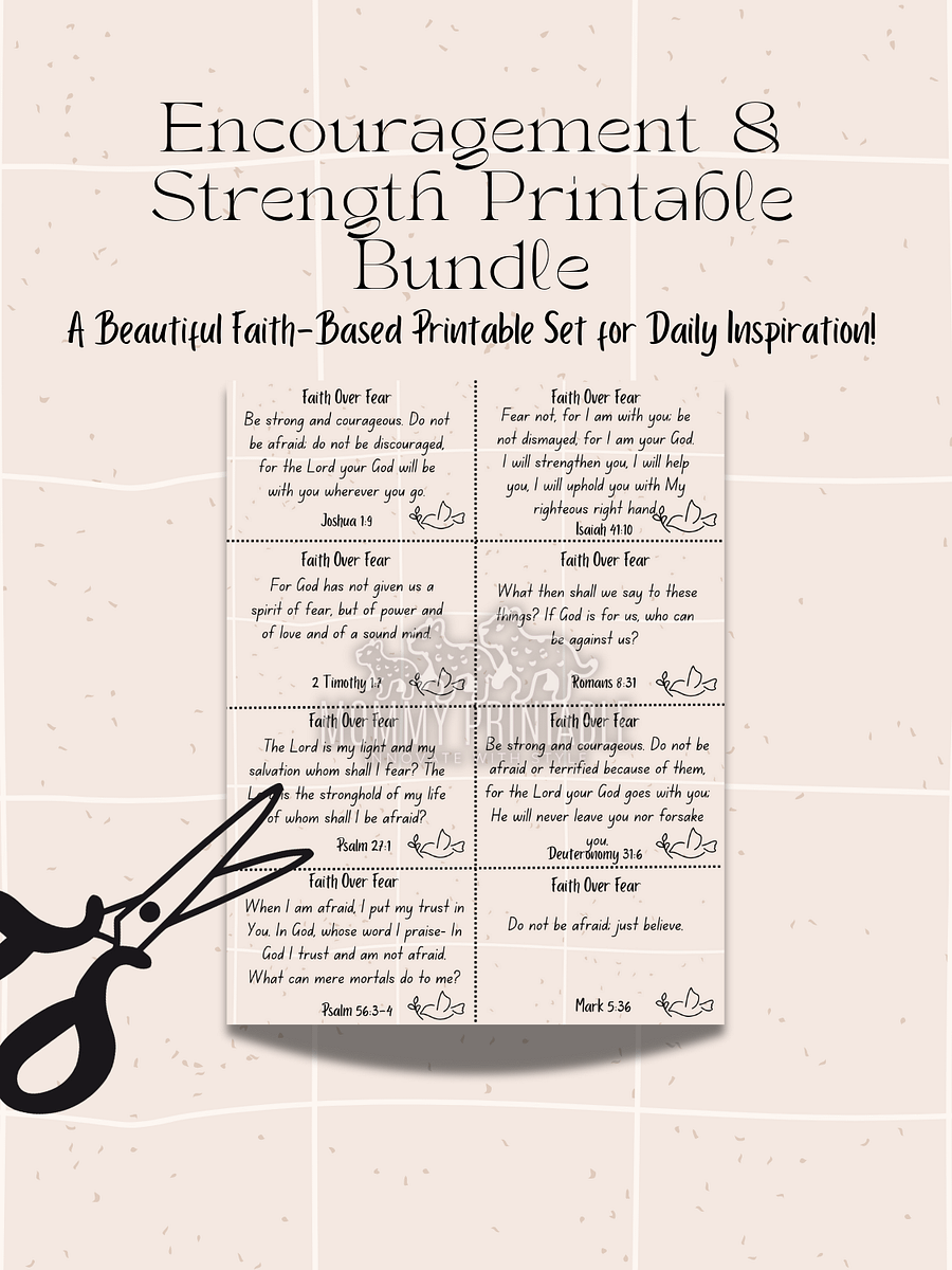 Encouragement & Strength Printable Bundle product image (6)
