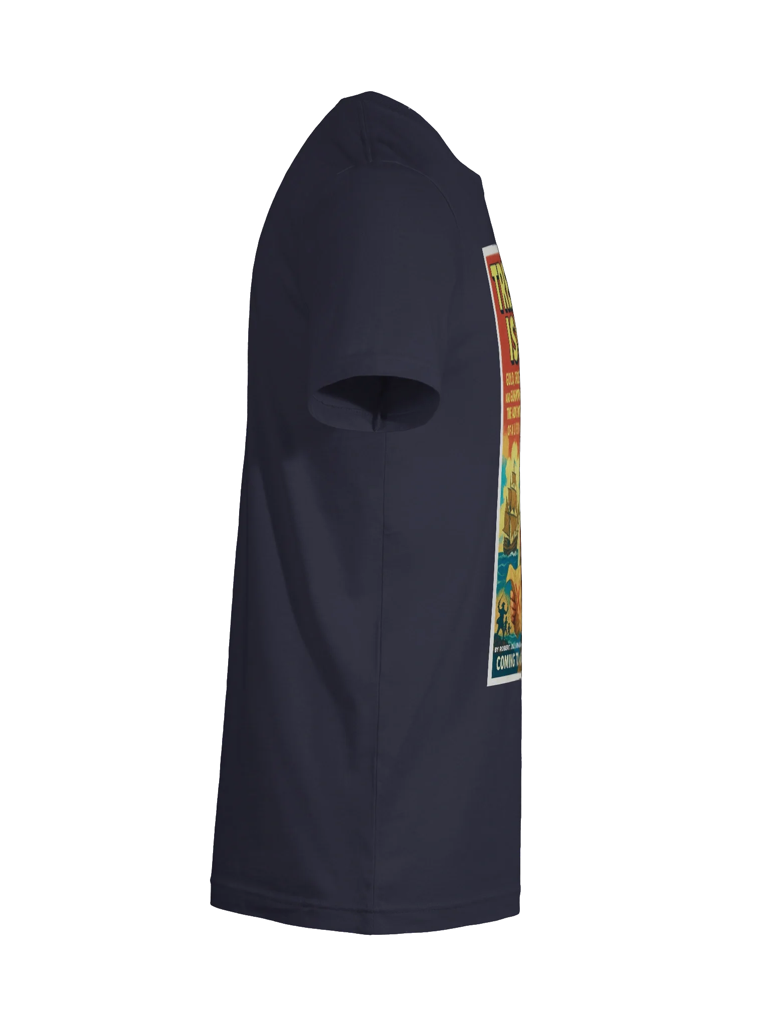 "Treasure Island" 1950's Faux Retro Film Poster Robert Louis Stevenson Concert Tee Fit Unisex T-Shirt product image (24)