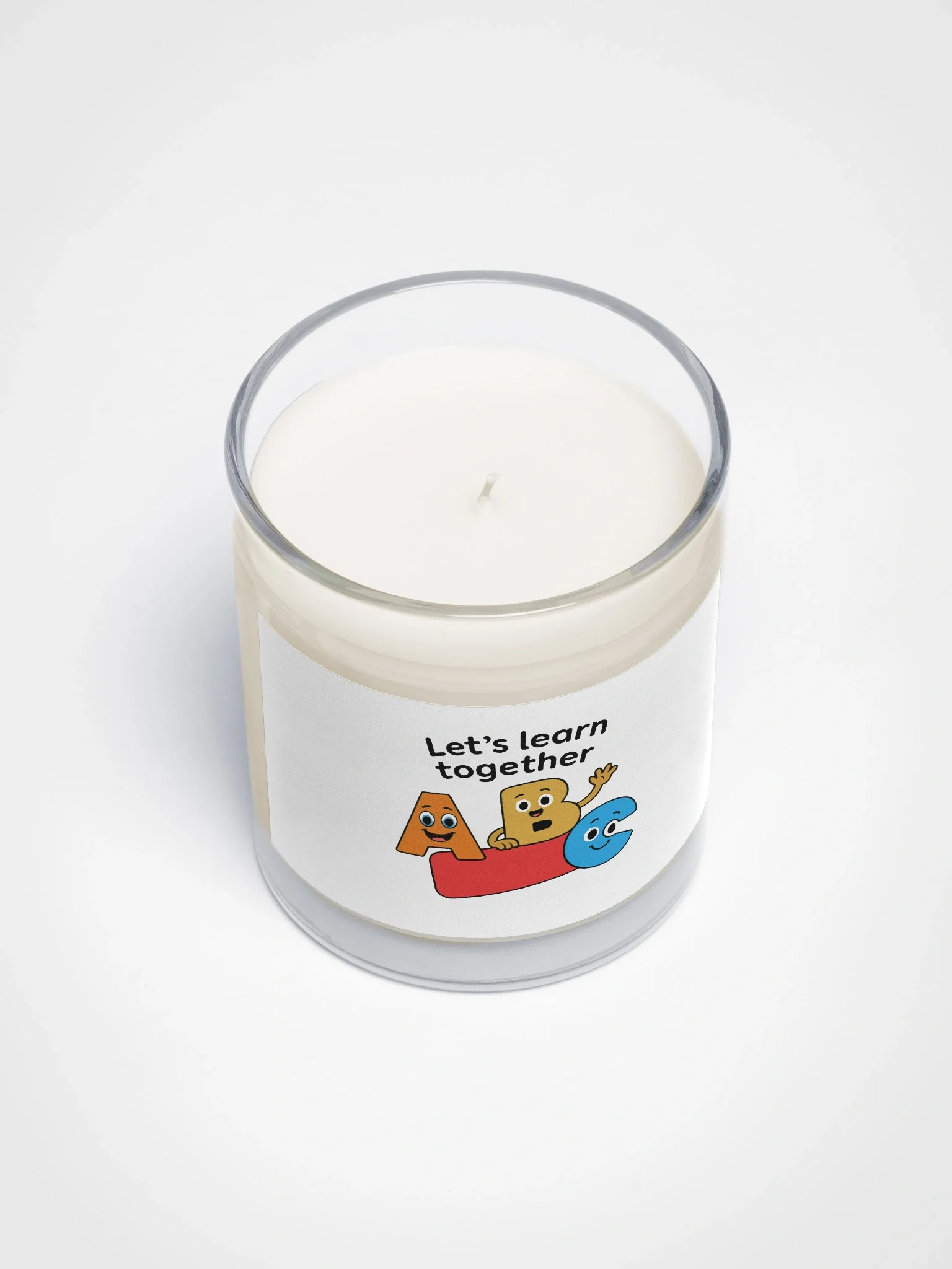 Cheerful ABC Soy Wax Candle product image (3)