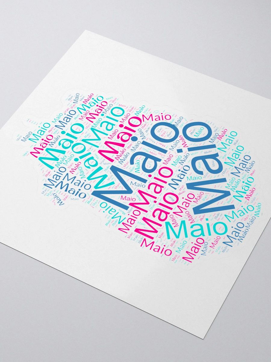Maio Word Cloud Stickers product image (3)