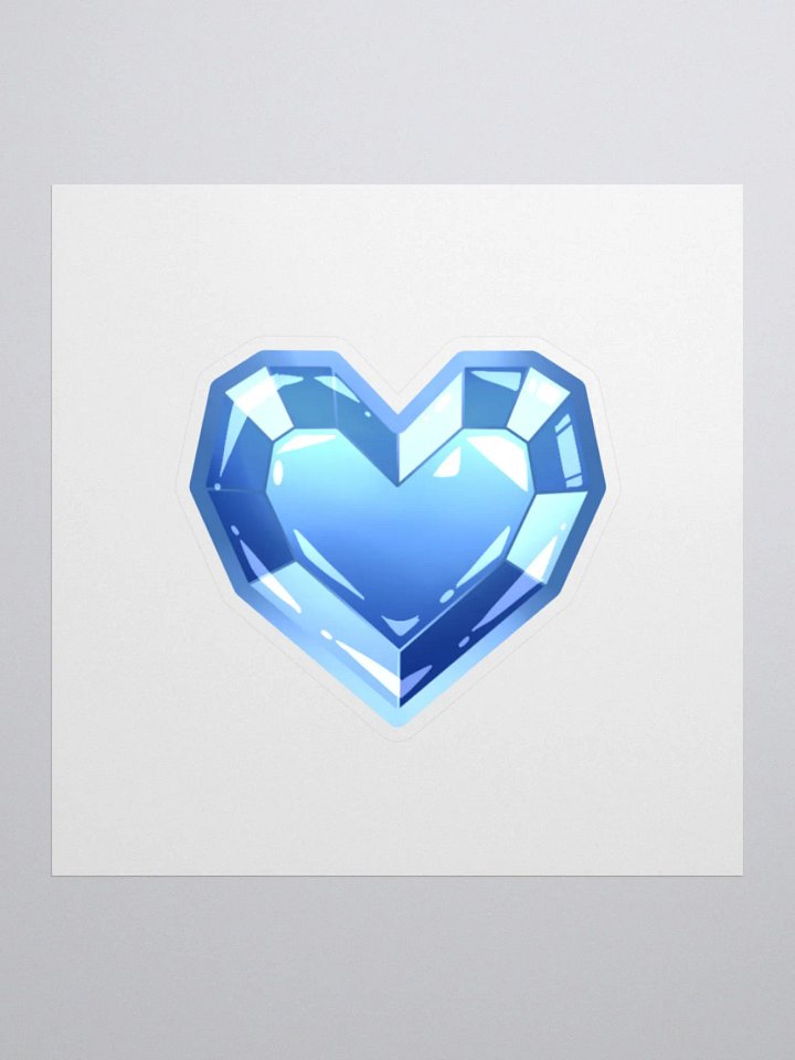 Blue Heart Sticker product image (1)