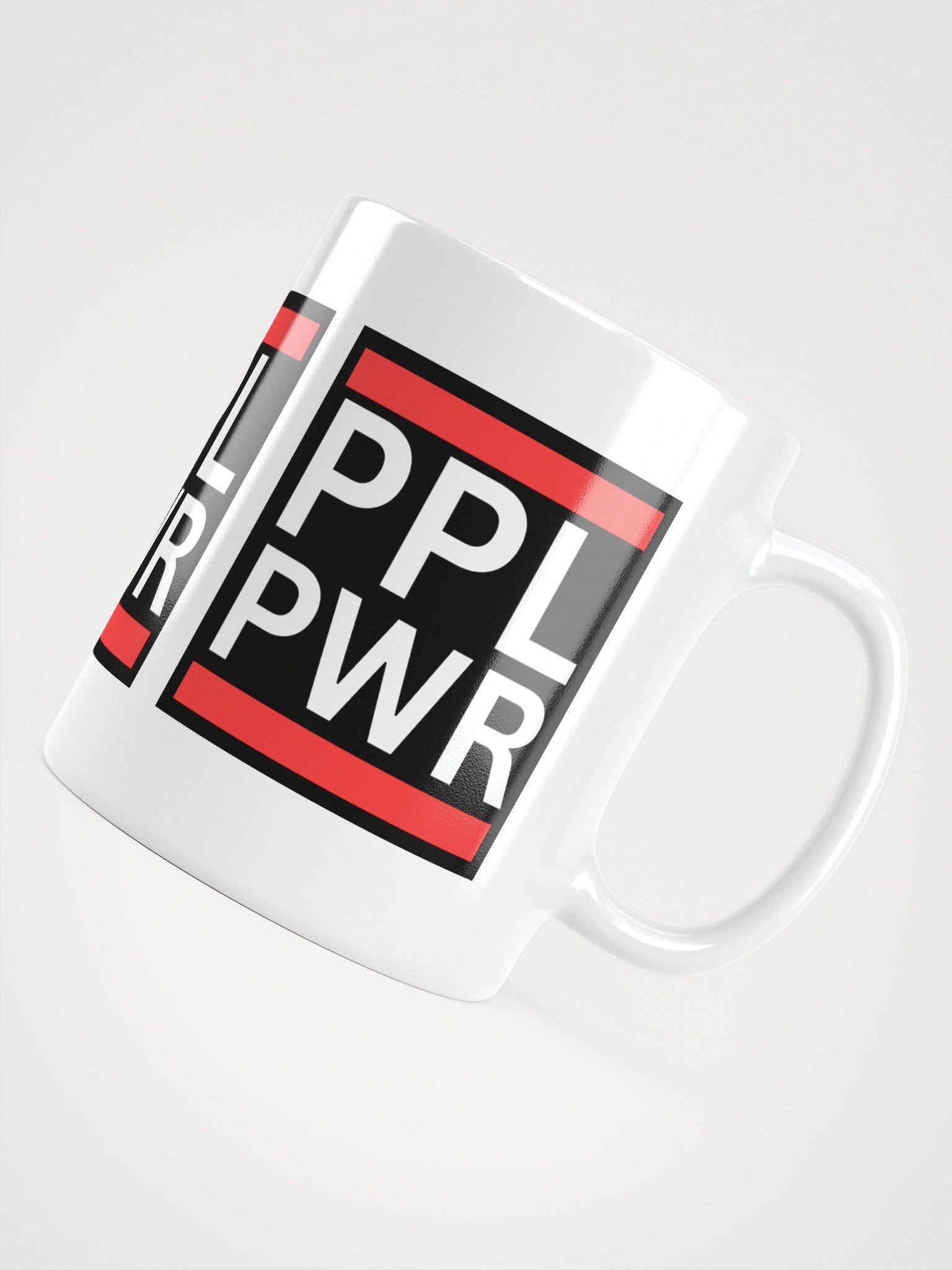 PPL PWR White Glossy Mug product image (5)