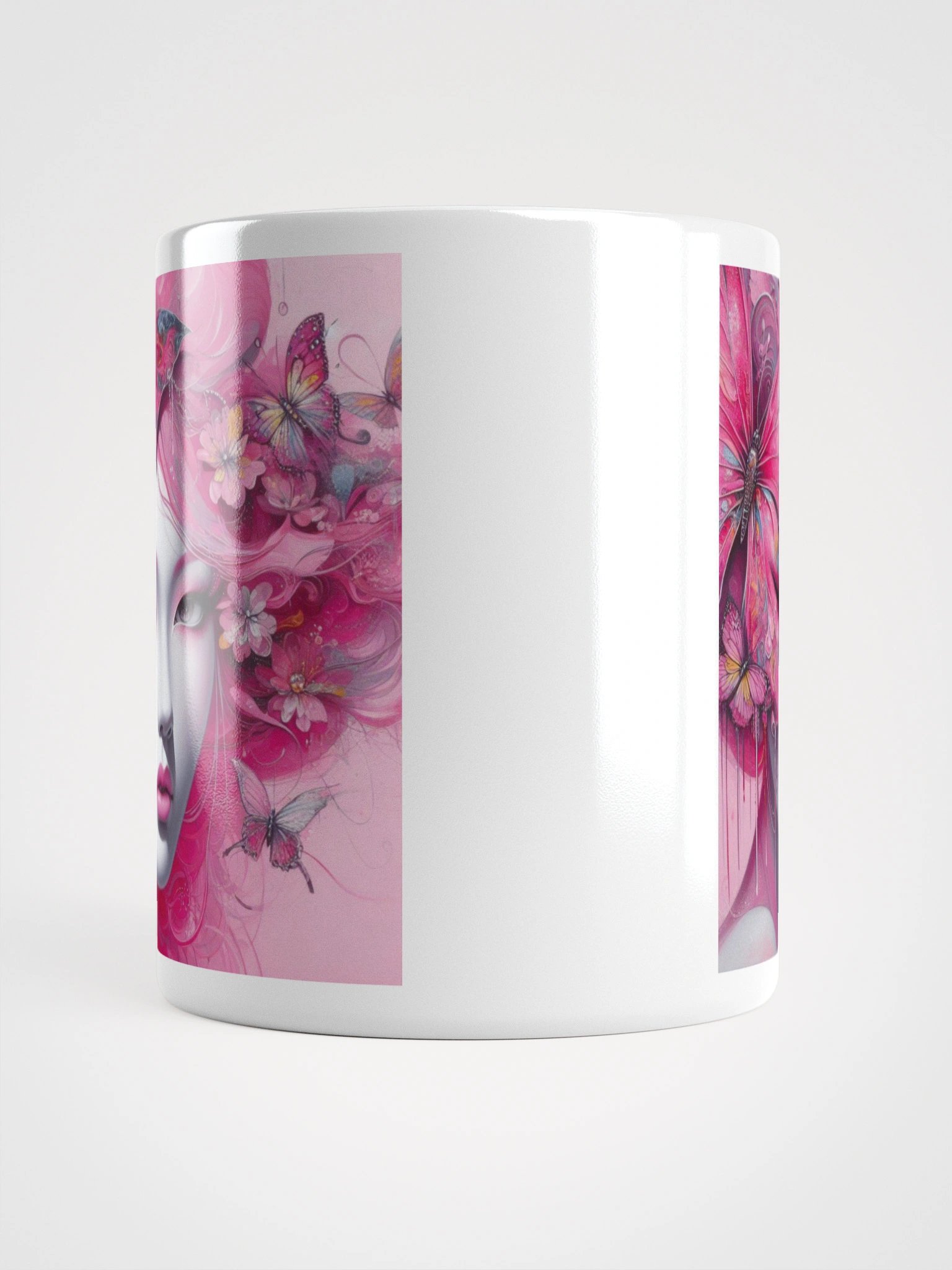 Pink Butterfly Mug product image (13)