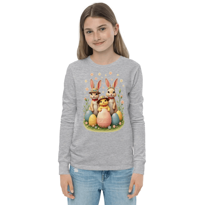 Easter Bunny Celebration Long Sleeve Tee product image (4)