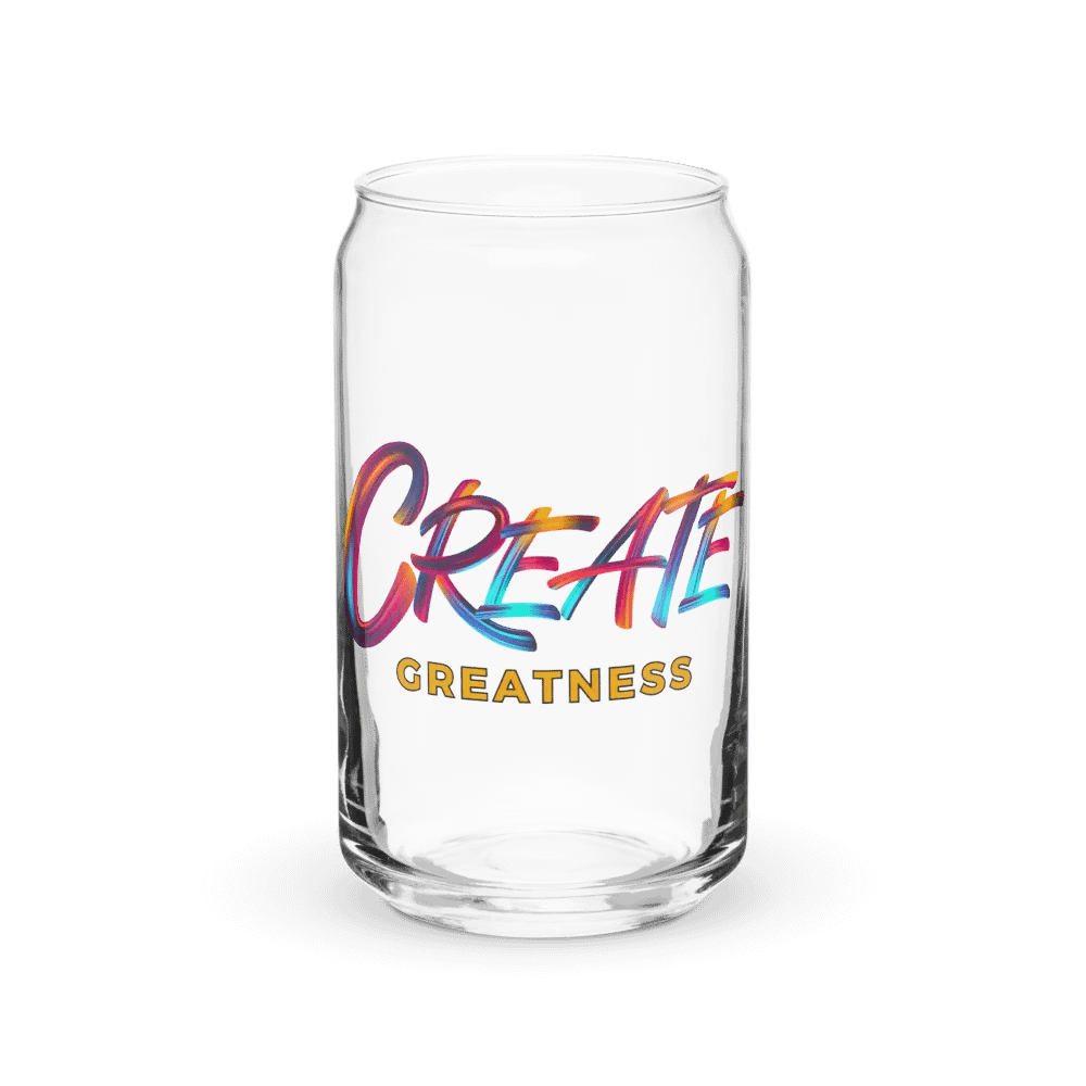 Create Greatness Energetic Beats Glass product image (1)