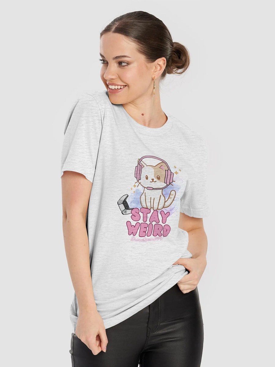 Stay Weird Cat Graphic Tee product image (81)
