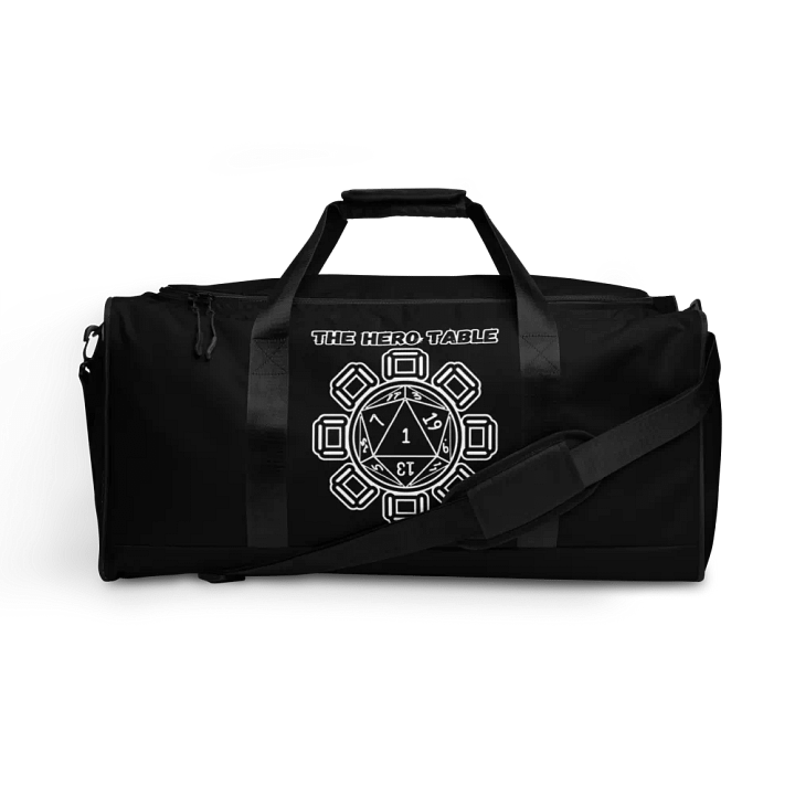 "Hero Table" All-Over Print Duffle Bag product image (2)