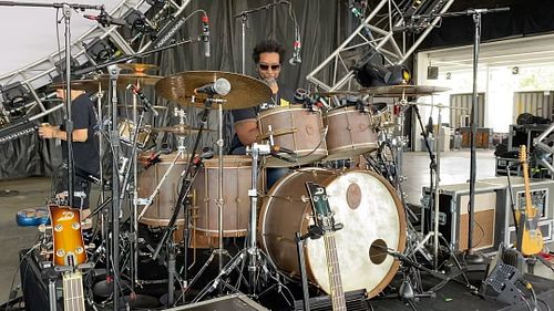 OK. I know this looks kinda crazy…cuz it is 😊 Long story short…Jamie Wollum, the drummer for Tears For Fears along with his a...