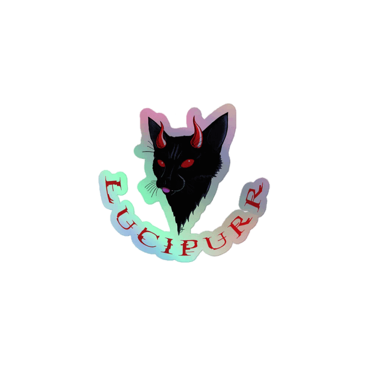 Lucipurr Holo Sticker product image (1)