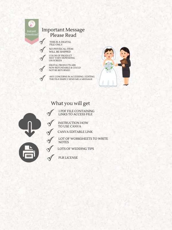 Ultimate Wedding Planner PLR product image (3)