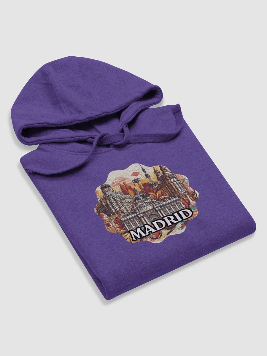 Cotton Heritage Unisex Premium Hoodie | AI design madrid city spain product image (6)