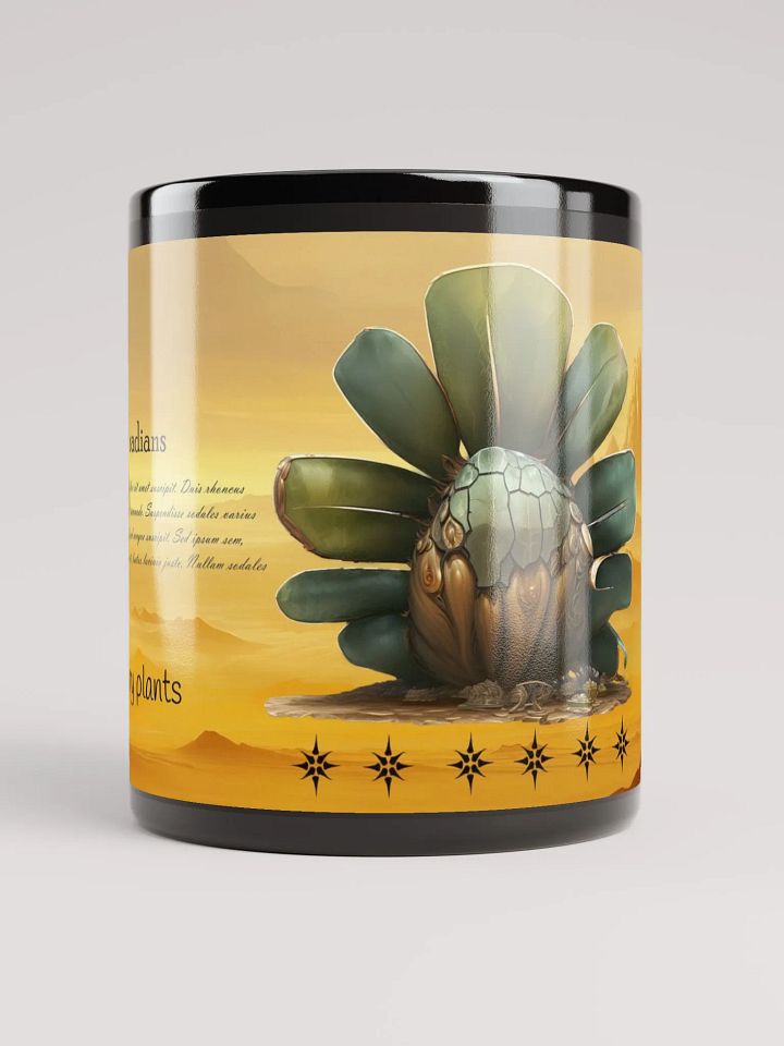Desert Oasis Ceramic Coffee Mug - Vibrant Cactus Design Rotacius radians product image (1)
