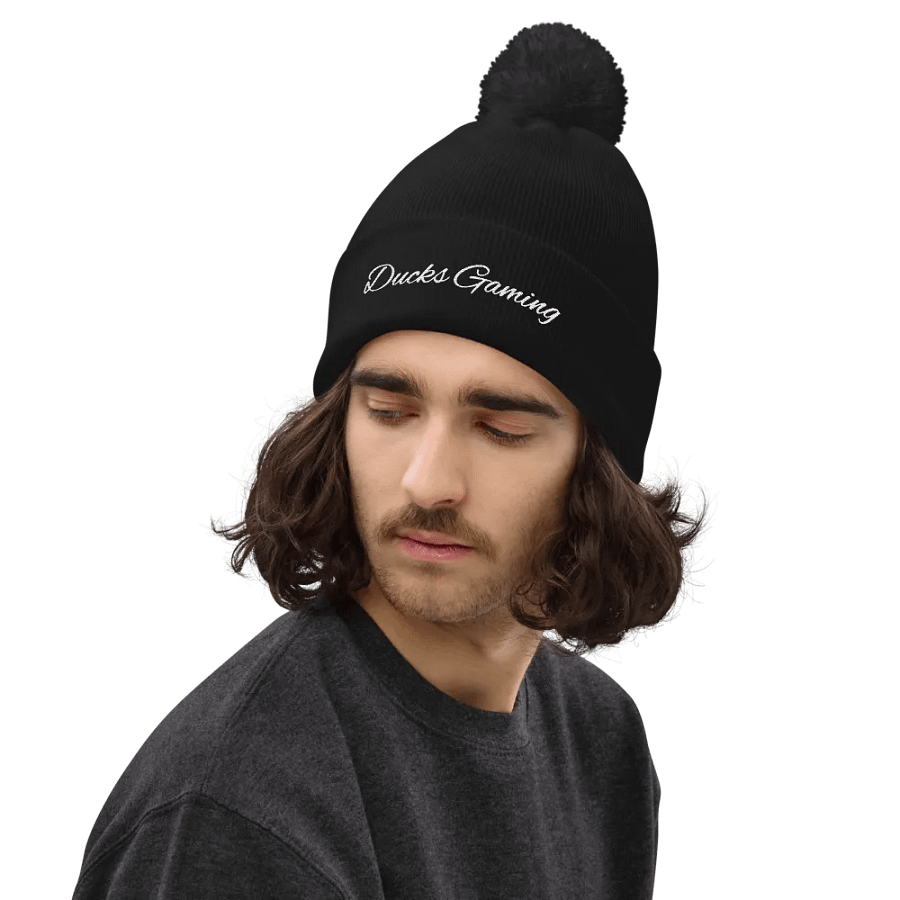 Ducks Gaming Beanie White Lettering product image (3)