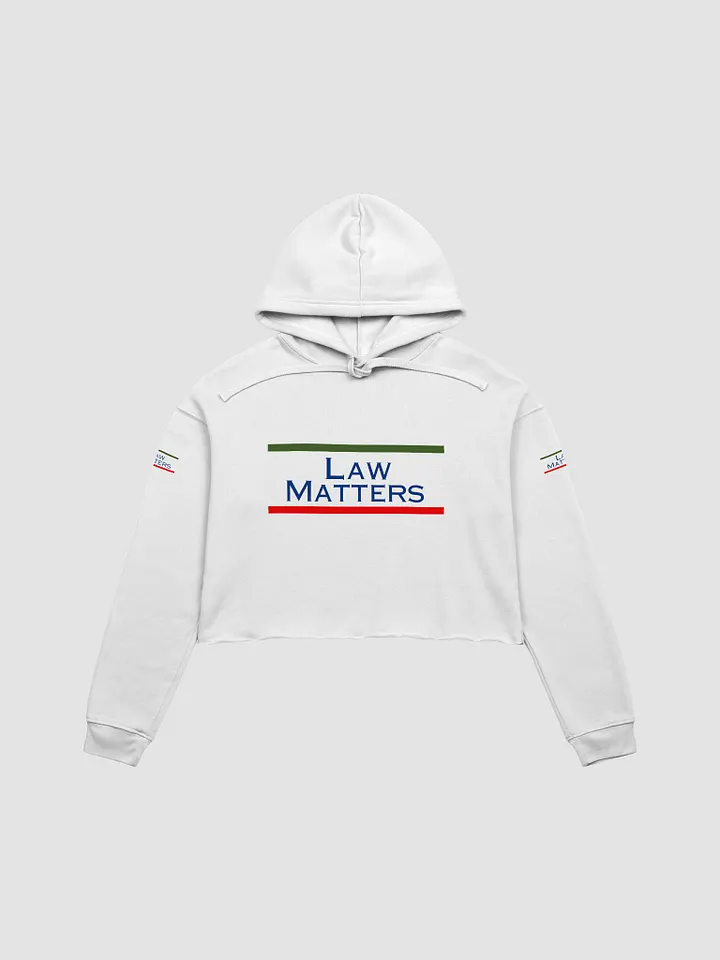 Bella+Canvas Fleece Crop Hoodie product image (1)