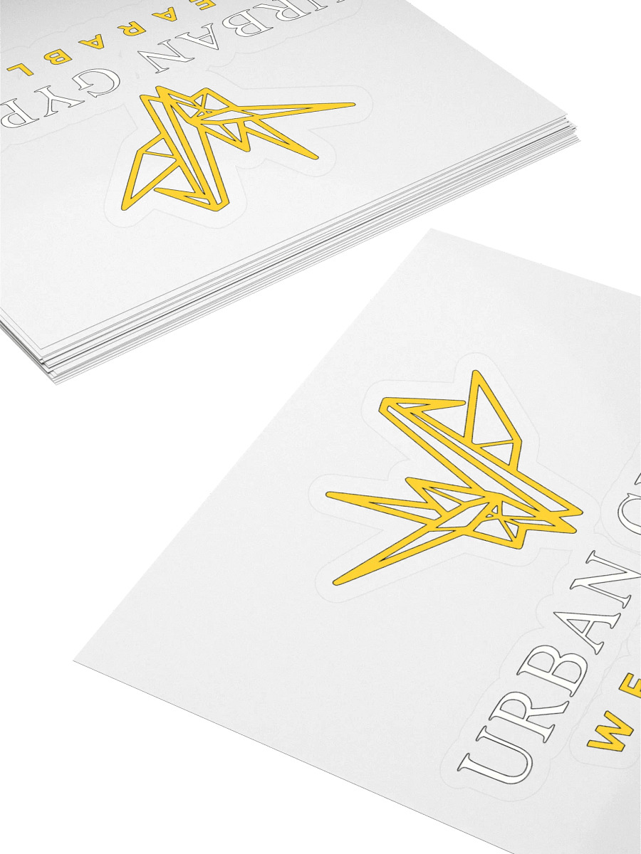Origami Swan Kiss Cut Stickers product image (4)