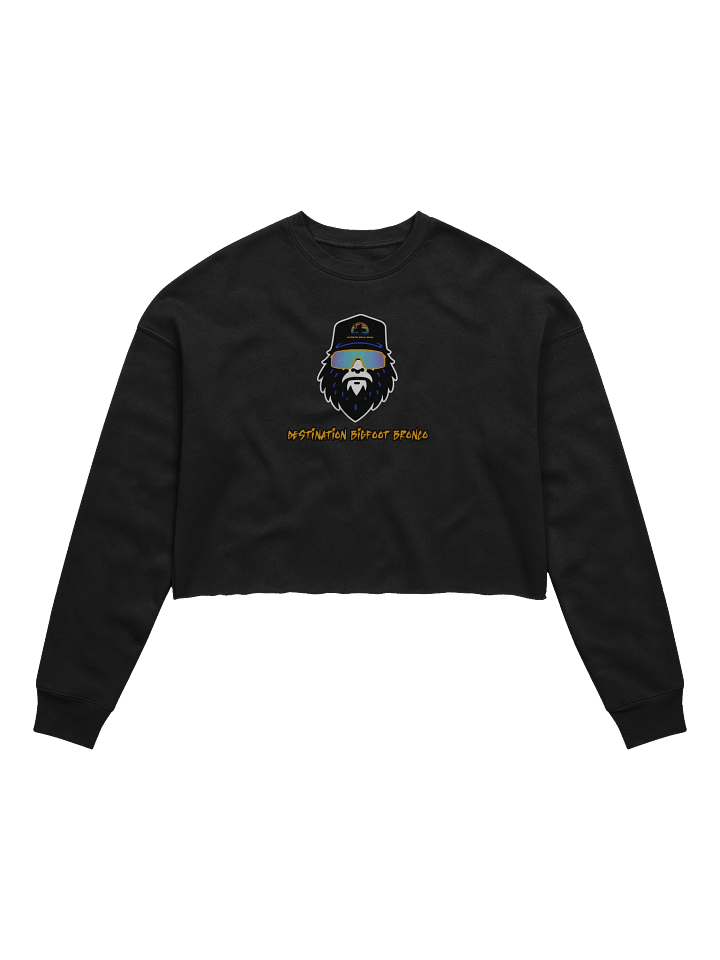 Destination Bigfoot Bronco Bigfoot Logo Bella+Canvas Women's Fleece Crop Sweatshirt (Multiple Colors Available) product image (3)
