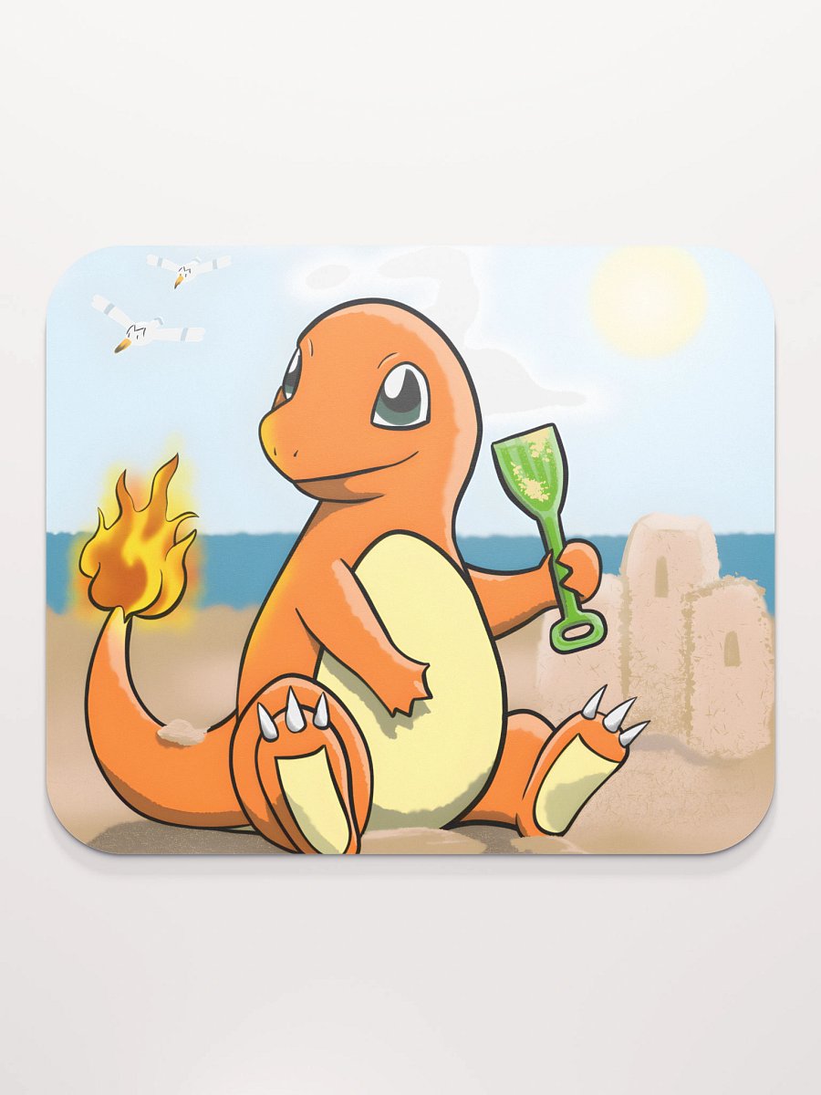 Charmander at the Beach Mousepad product image (2)