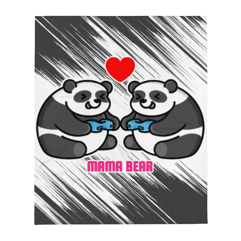 Mama Bear Throw Blanket product image (1)