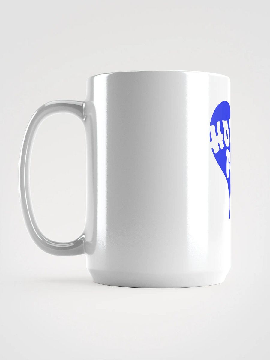 HOT BOX FAM TRANSPARENT ROYAL BLUE LOGO ON COFFEE MUG product image (6)