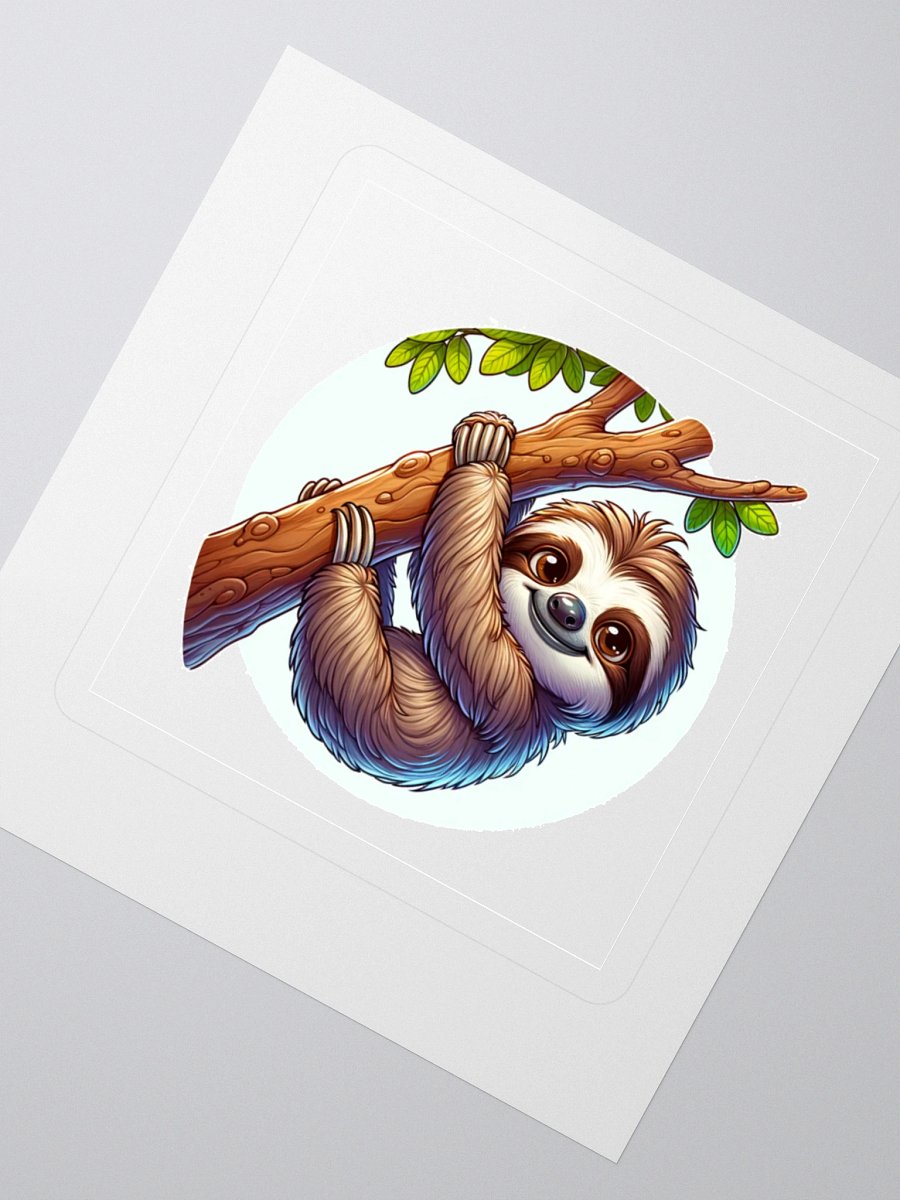 Smiling Sloth Kiss Cut Stickers product image (6)