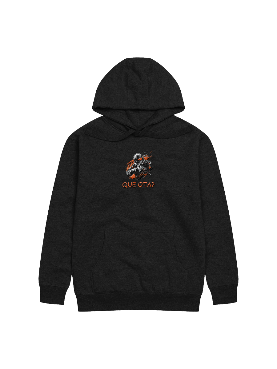 "Que ota?" Center Embriodered Hoodie product image (1)