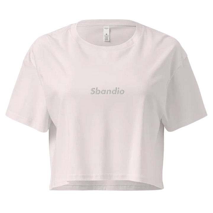 Crop Top Ricamato Bianco SBANDIO product image (13)