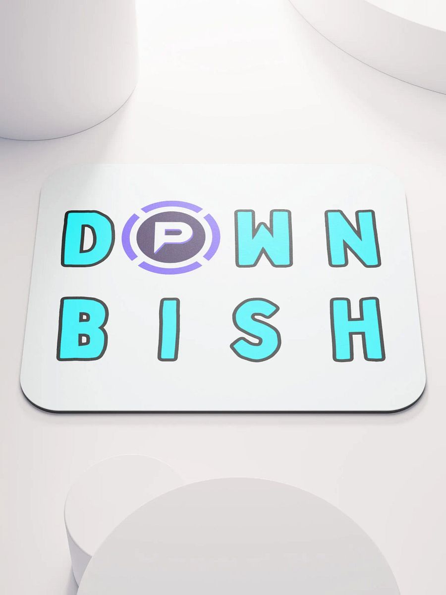 Down Bish regular mouse pad product image (1)