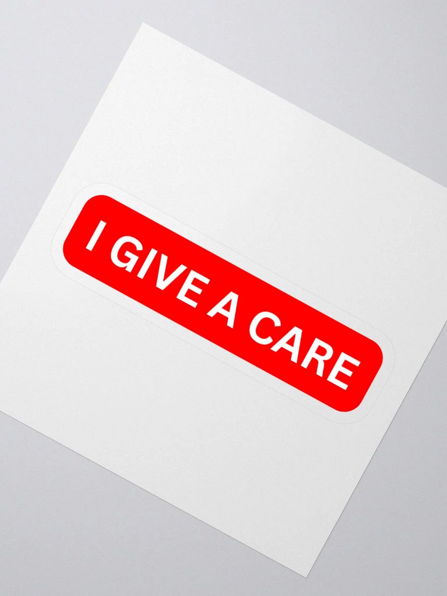 I Give a Care Sticker product image (2)