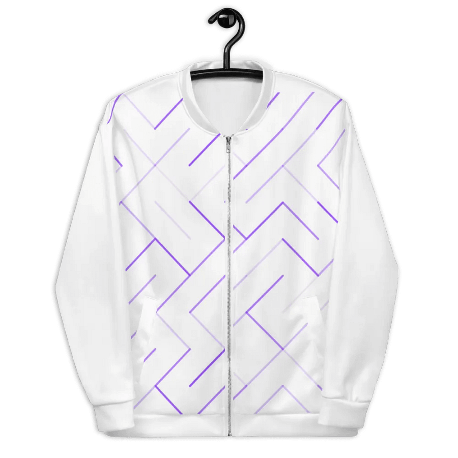 Geometric Melange All-Over Bomber Jacket product image (4)