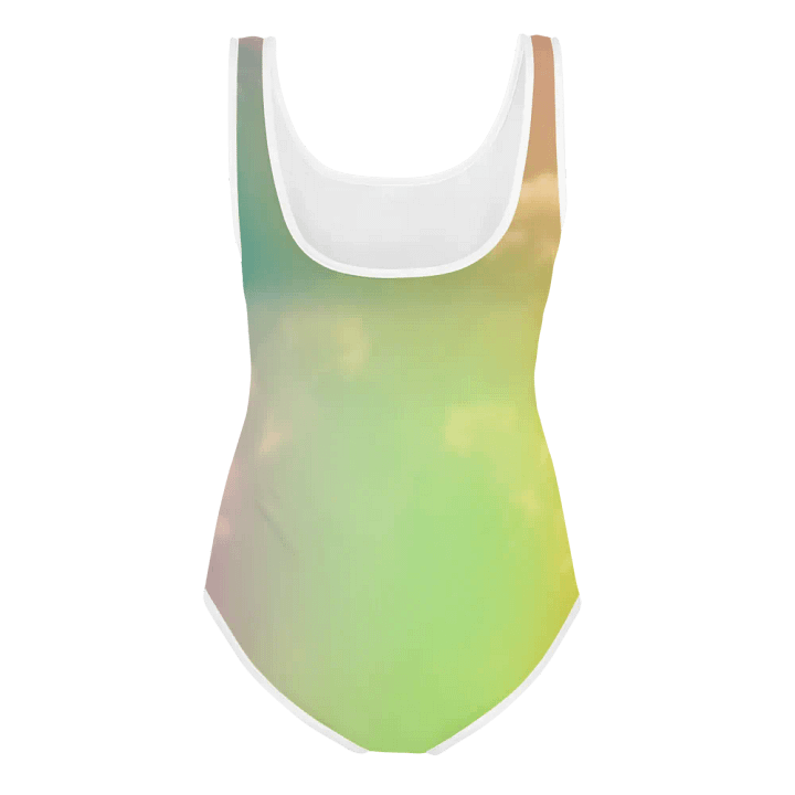 Blur cloud rainbow Design Youth One Piece Swimsuit - V11 product image (2)
