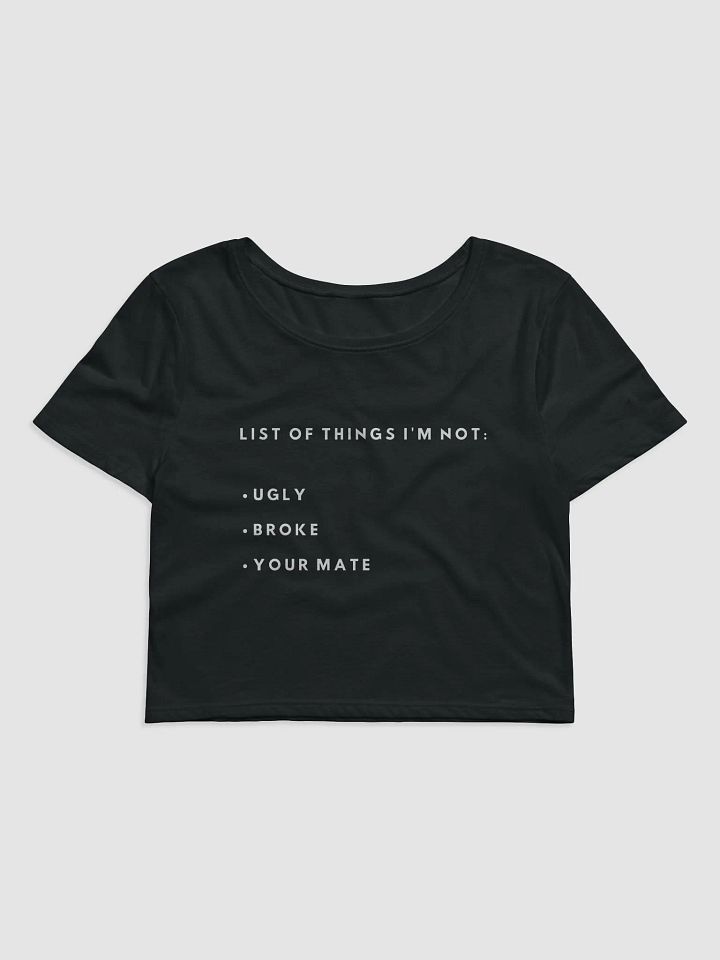 Not Your Mate Crop Tee product image (1)