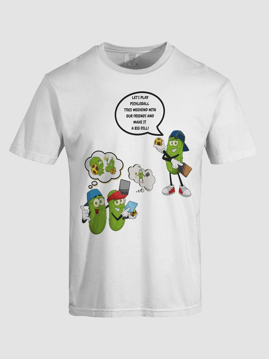 Pickleball Make It A Big Dill Heavy Cotton T-Shirt product image (70)
