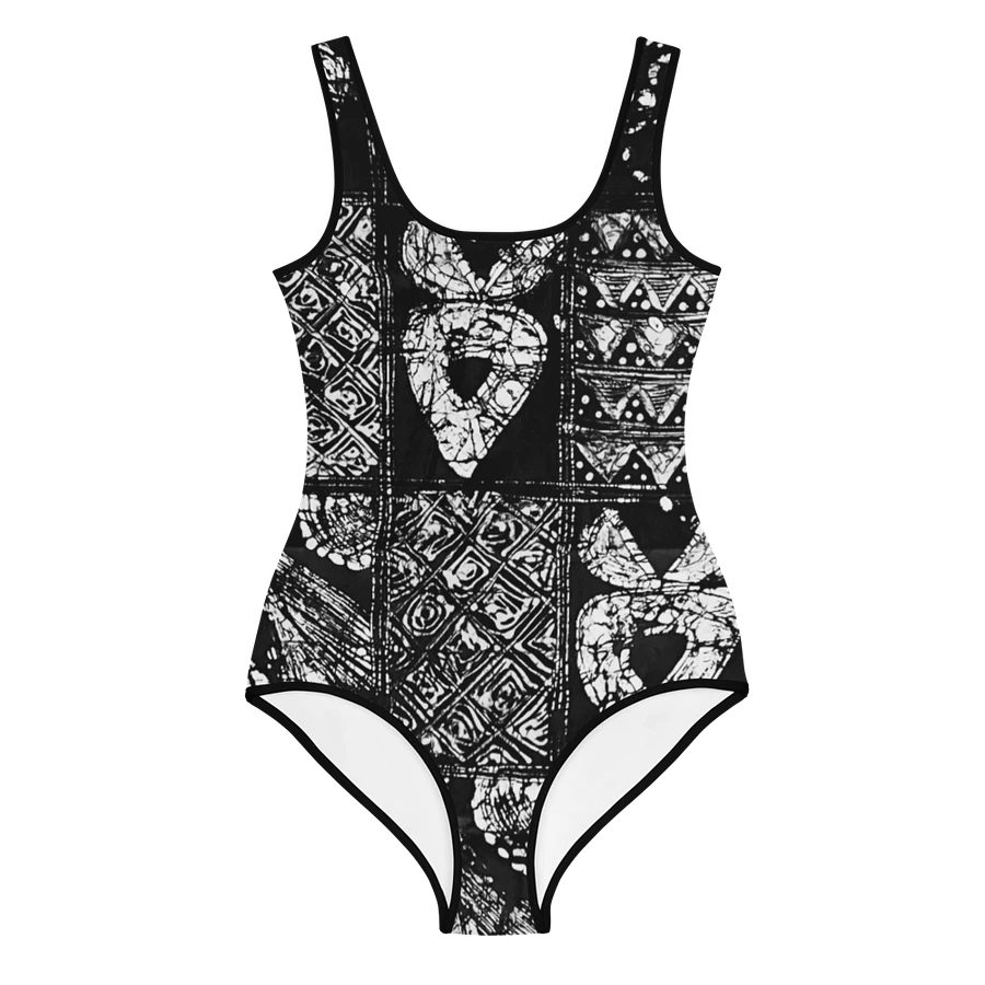 Black and White Unity African Print Swimsuit product image (1)