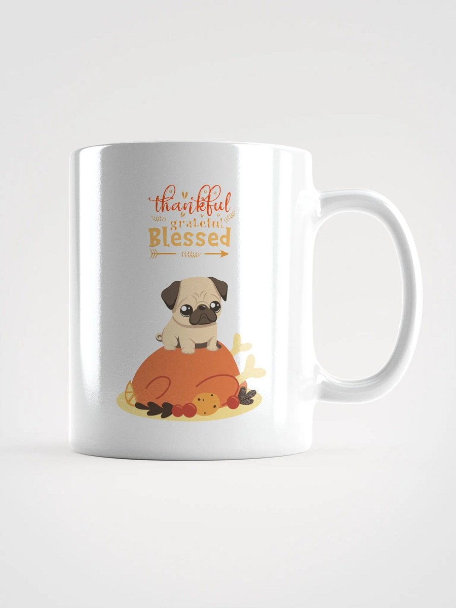 Autumn Pug Thanksgiving Mug product image (1)