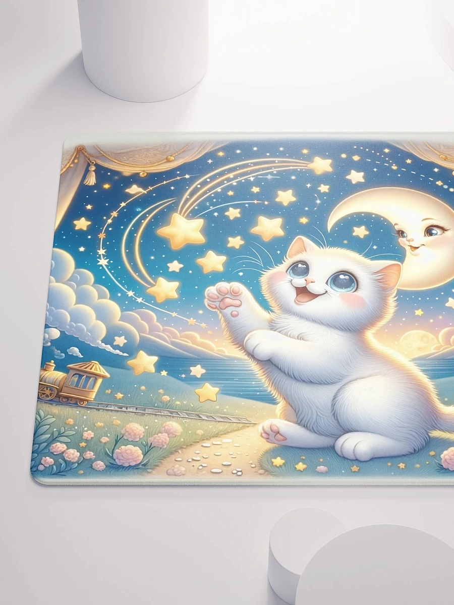 Gaming Mouse Pad: Moon and Stars Cat product image (6)