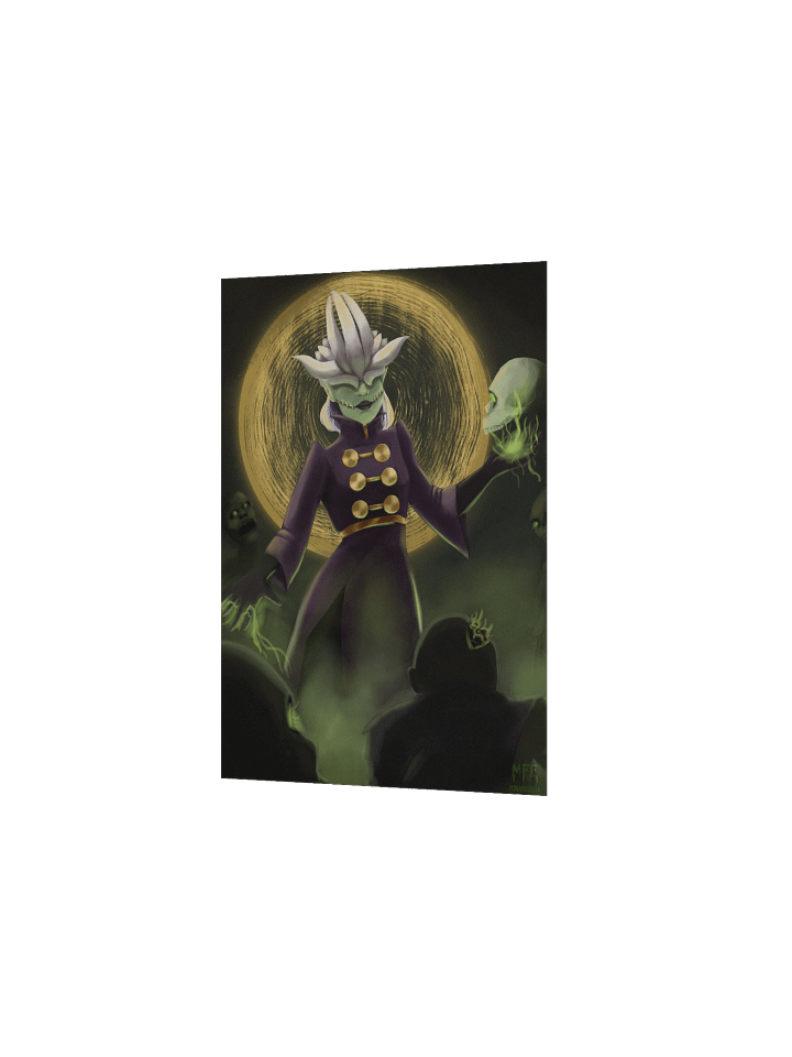 Lady Necromancer Print product image (8)