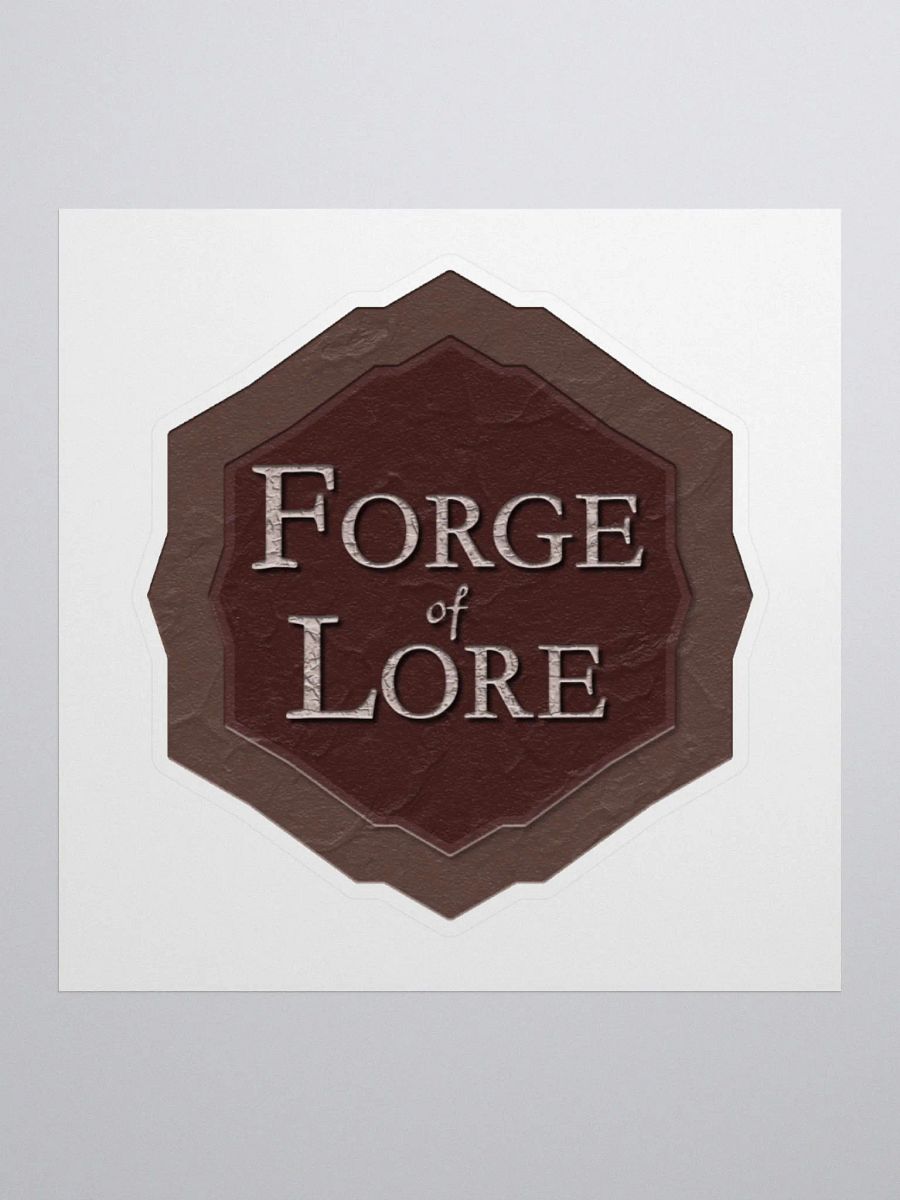 Logo Sticker || Forge of Lore product image (1)