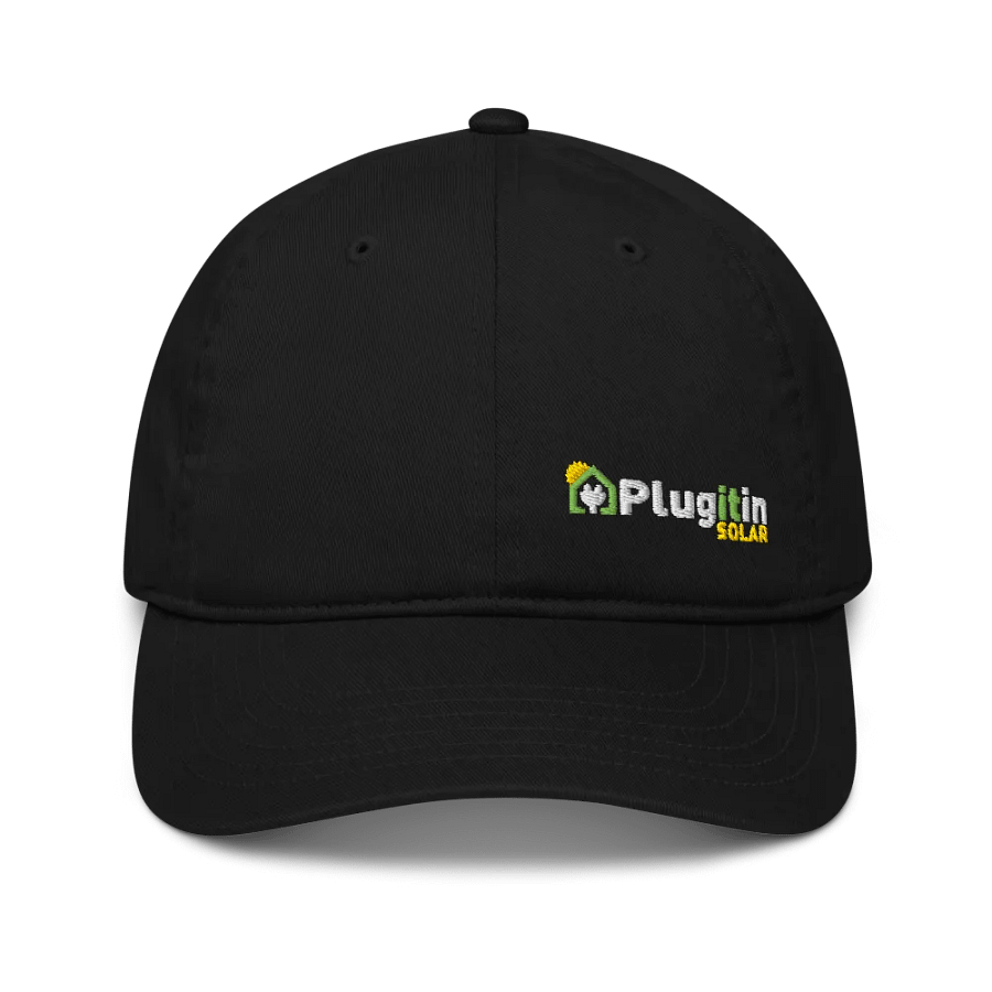 Plug It In Solar High-Quality Organic Dad Hat product image (1)