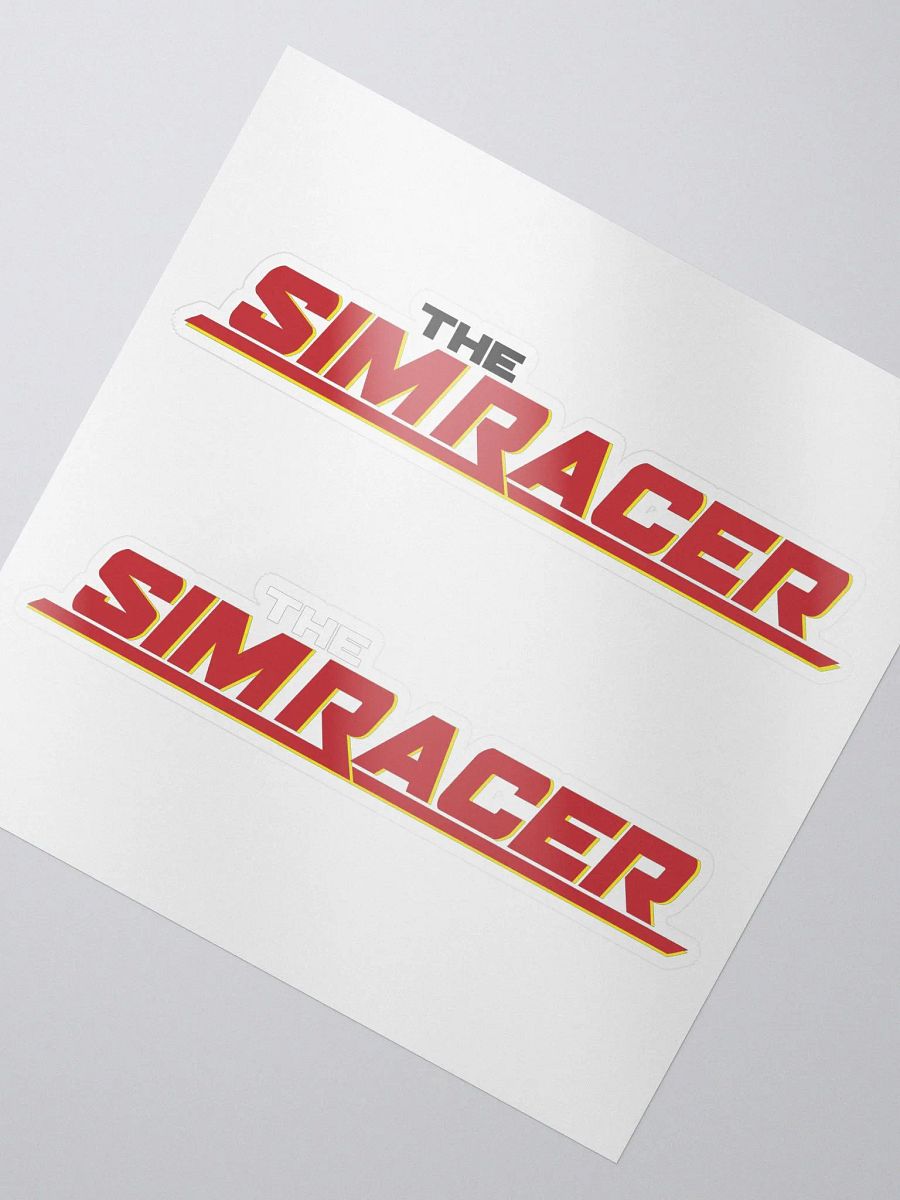 The Sim Racer Stickers product image (2)