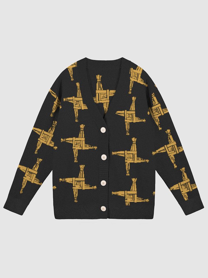 St Brigid's Cross Patterned Knit Cardigan product image (1)
