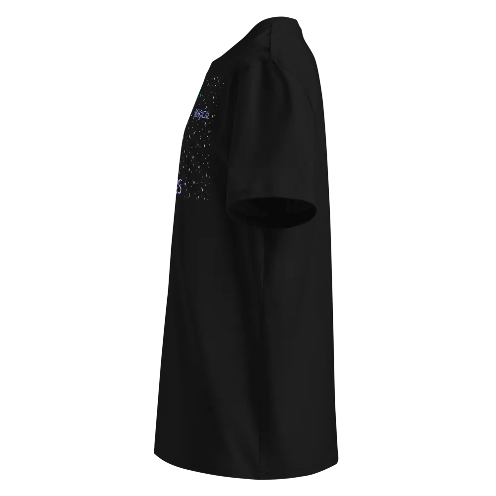 Pisces, Mystical Magical Pisces, Black Tee product image (2)