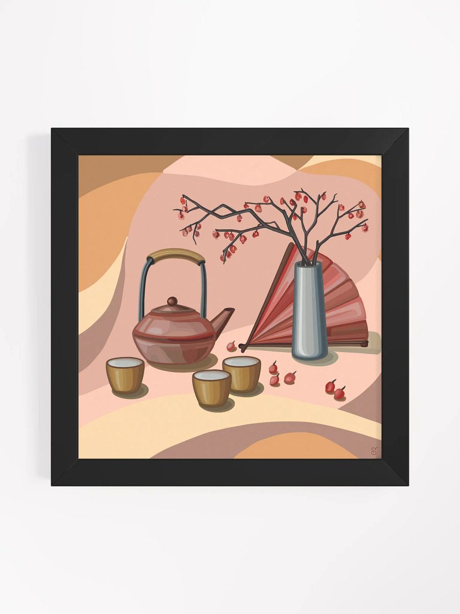 Earthy Teapot Still Life Matte Poster - Coffee Shop No. 12 product image (12)