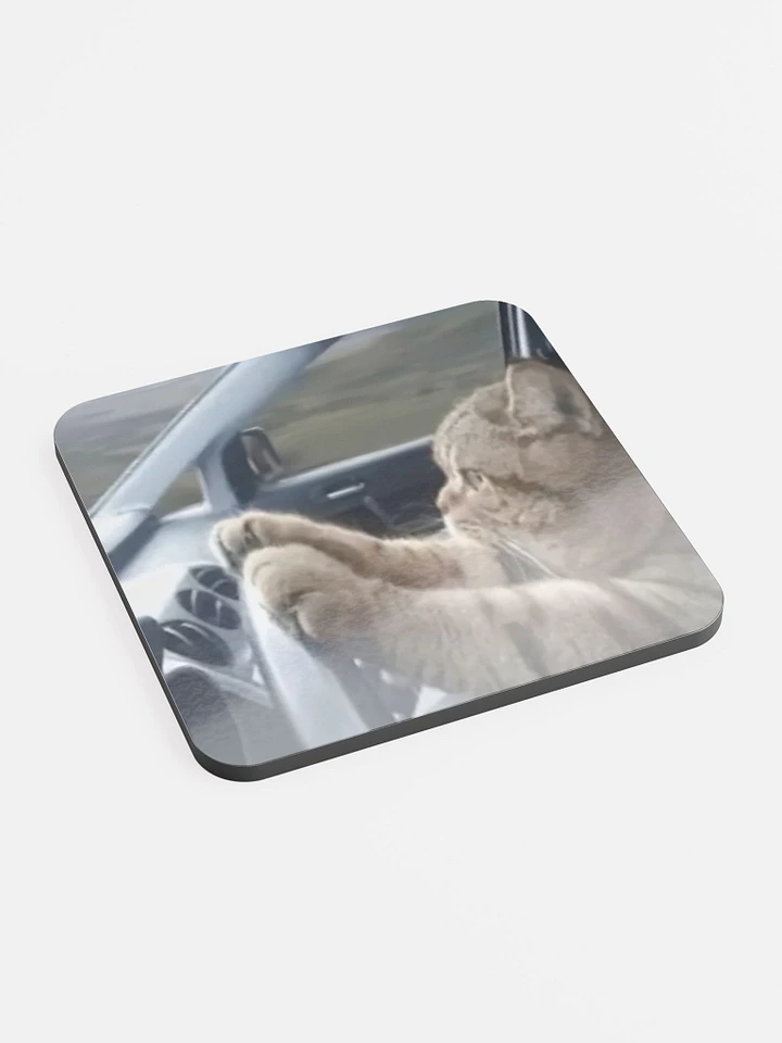 Glossed Cork Coaster: Meme Cats product image (2)