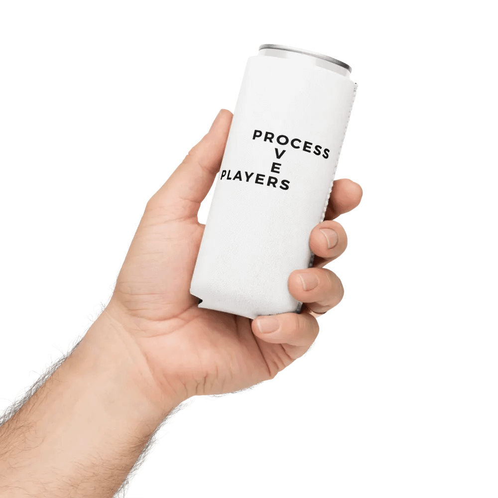 Process Over Players - Koozie (Slim) product image (4)