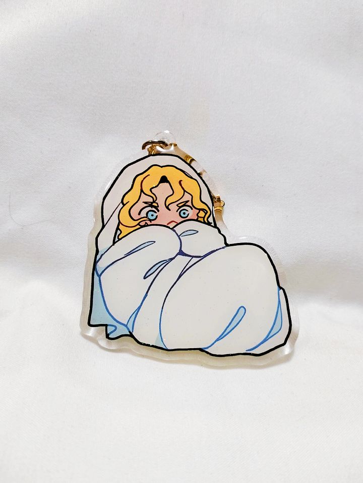 Achilles Double-Sided Acrylic Charm (With Glitter) product image (1)