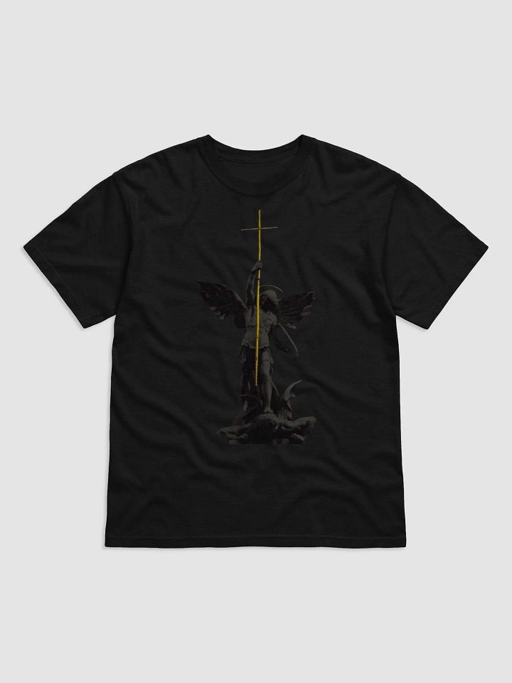 T-shirt Uomo con Grafica Angelica - Nero Iconico product image (1)