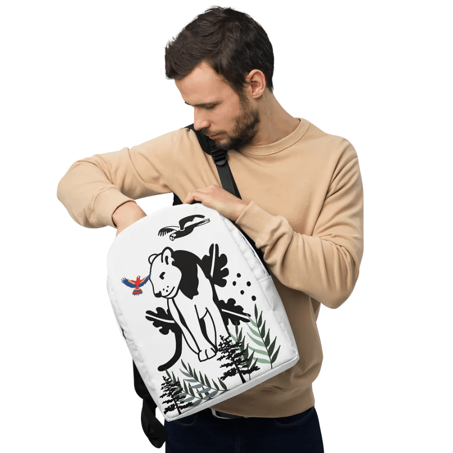 Lion printing bag product image (5)